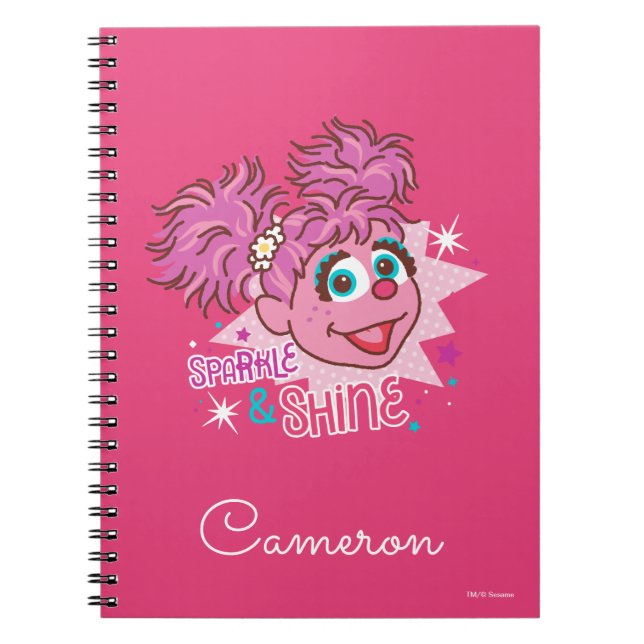 Carnet Rue Sésame | Abby Cadabby - Étincelle et éclat (Devant)