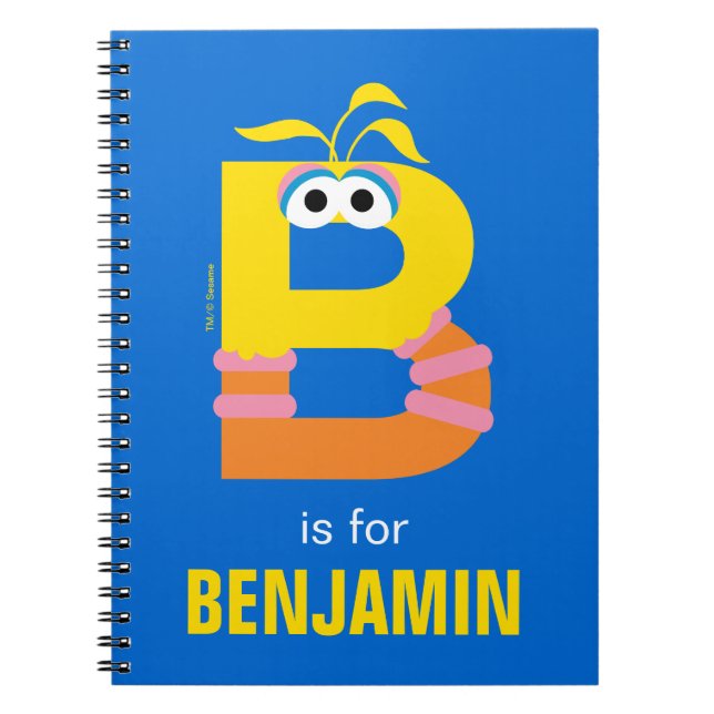 Carnet Rue Sésame | B est pour Big Bird (Devant)