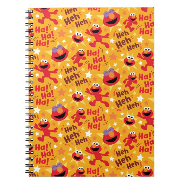 Carnet Rue Sésame | Elmo Ha ! Ha ! Ha ! Motif (Devant)