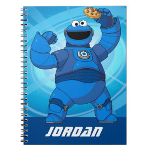 Carnet Rue Sésame Méca Builders Cookie Monster