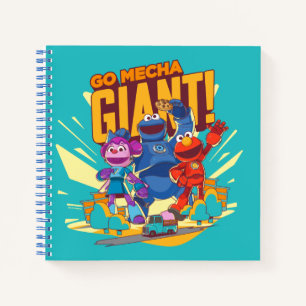 Carnet Rue Sésame Méca Builders Go Mecha Giant!