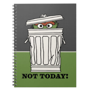 Carnet Rue Sésame   Oscar le Grouch Pas aujourd'hui!