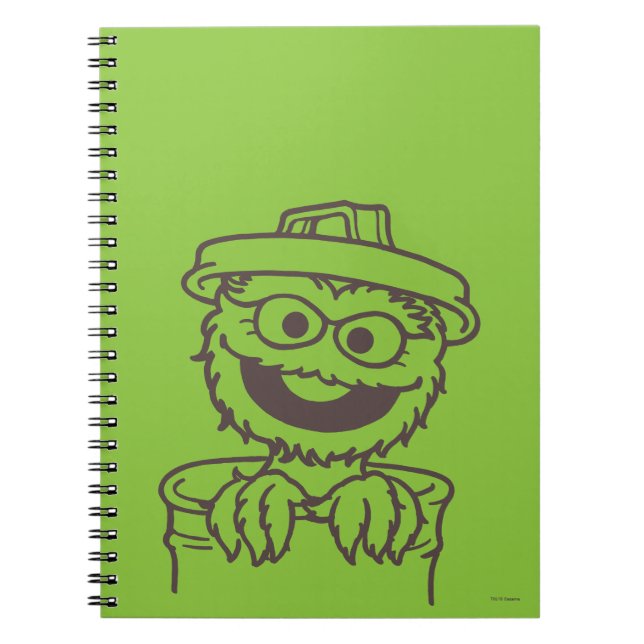 Carnet Rue Sésame | Oscar the Grouch Bright (Devant)