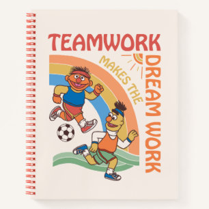 Carnet Rue Sésame Travail d'équipe Ernie & Bert