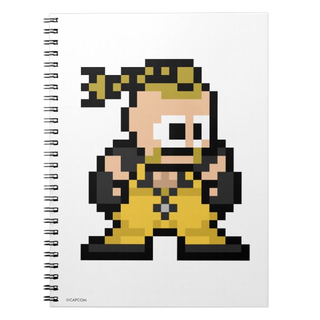 Carnet Rufus à 8 bits (Devant)