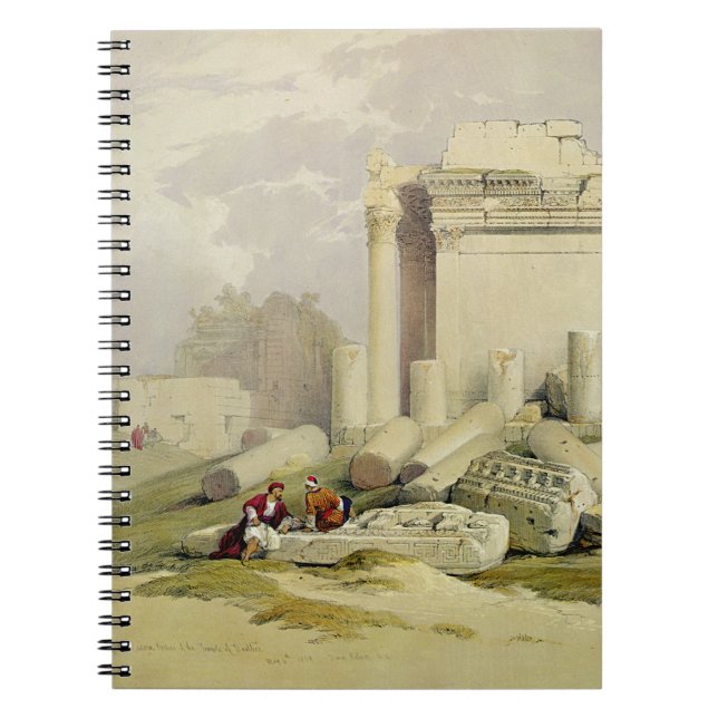 Carnet Ruines du portique oriental du temple du Baal (Devant)