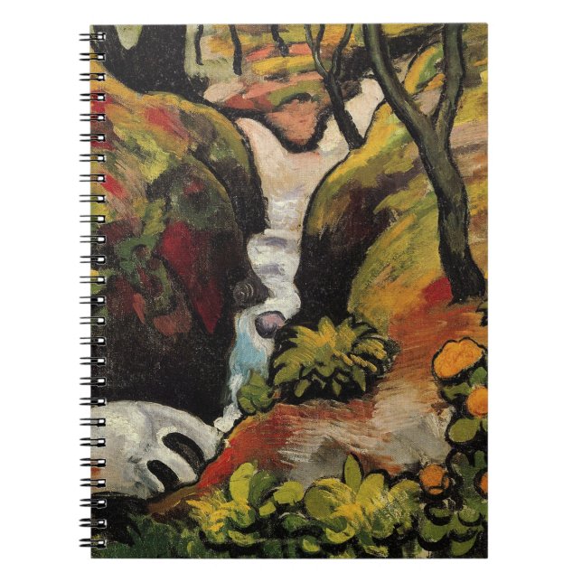 Carnet Ruisseau forestier par August Macke Expressionisme (Devant)