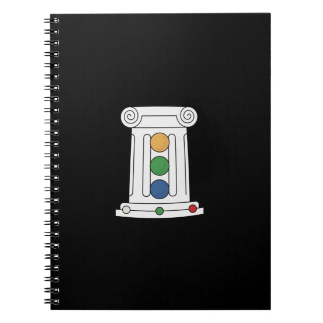 Carnet RUM avec couverture noire (Devant)