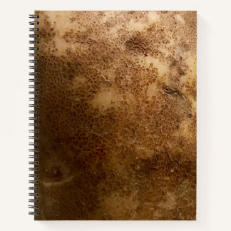 Carnet Russet Potato Close Up Photograph Spiral Notebook