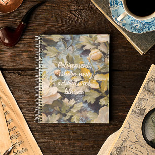 Carnet Rustic Blooms des cadeaux de retraite personnalisé