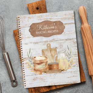 Carnet Rustic Farmhouse Country Family Baking Recette Liv