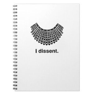 Carnet Ruth Bader Ginsburg I Disidence RBG Coller