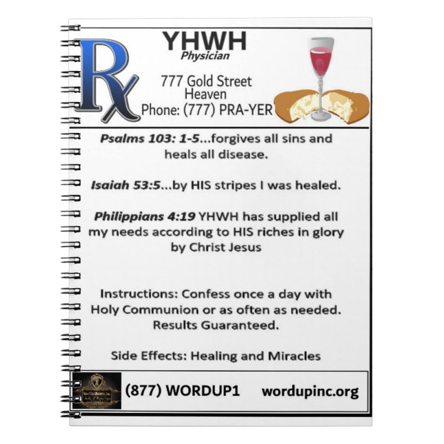 Carnet Rx-YHWH (Devant)