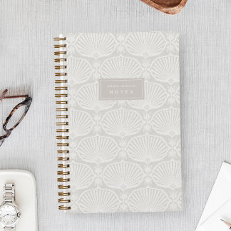 Carnet Sable Blanc Beige | Deco Fans Personnalisé