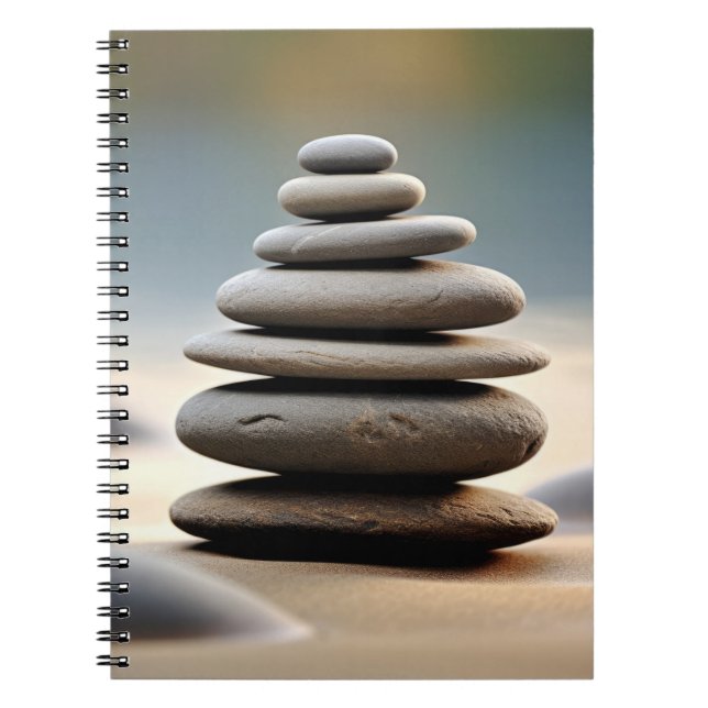 Carnet Sable De Pebble Rocheux Tranquille (Devant)