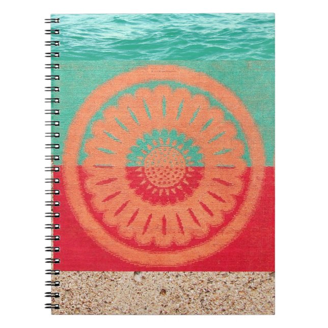 Carnet Sable De Plage, Serviette De Plage, Océan (Devant)