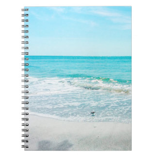 Carnet Sable de plage tropical L'océan des vagues