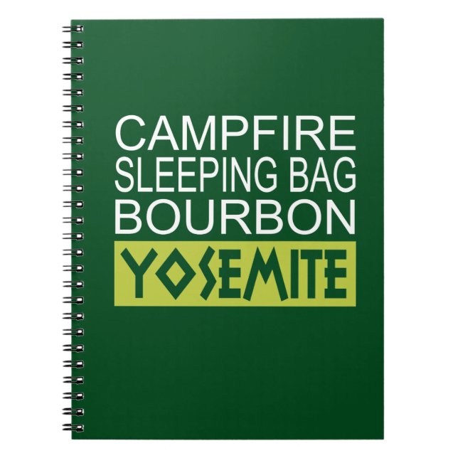 Carnet Sac couché de feu Bourbon Yosemite (Devant)