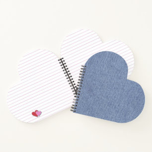 Carnet Sac en jean bleu clair à motif imprimé et cousu