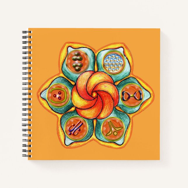 Carnet Sacral Chakra Mandala (Devant)
