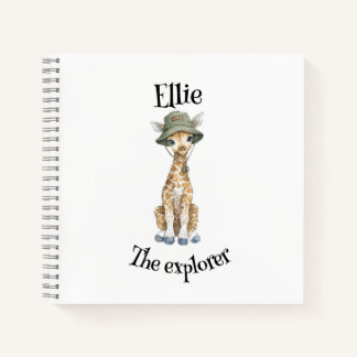 Carnet Safari Adventure Babies | Cute Watercolour Animals