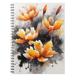 Carnet Safran - Fleurs aquarelle