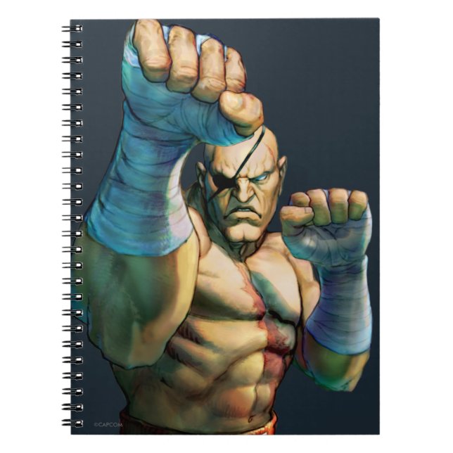 Carnet Sagat prêt à bloquer (Devant)