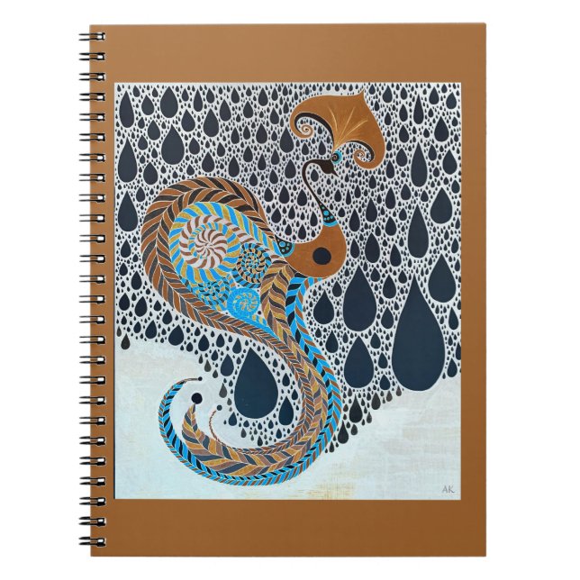 Carnet Sahara Pearls Tribal Exotic Peacock (Devant)