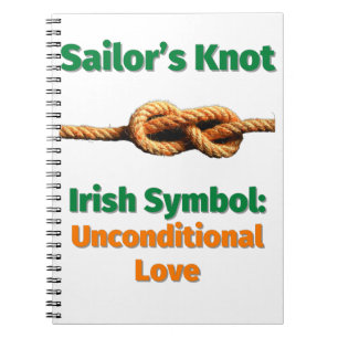 Carnet Sailor’s Knot Irish Symbole : Amour inconditionnel