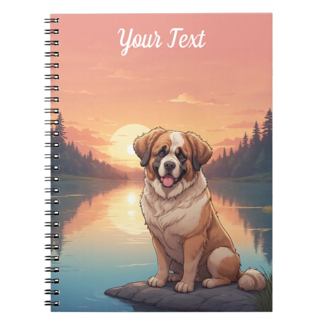 Carnet Saint Bernard par le lac (Devant)