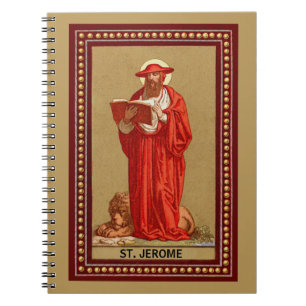 Carnet Saint Jérôme, cardinal avec Lion (P 004)