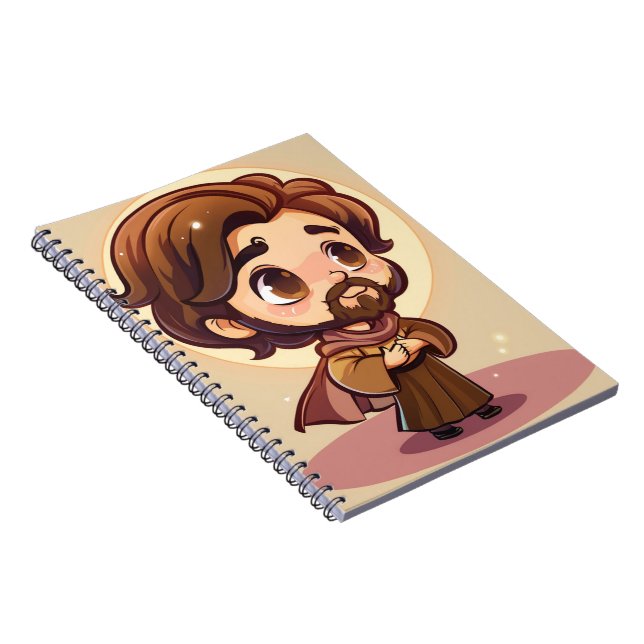 Carnet Saint Joseph style kawaii mignon (Côté Droit)