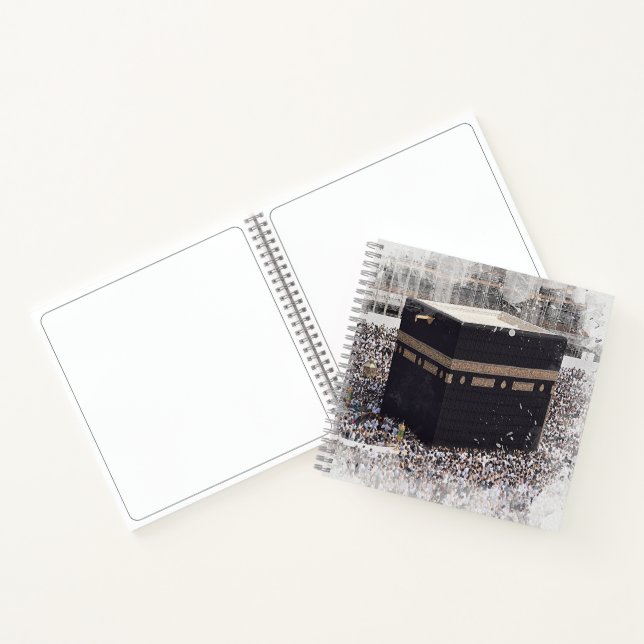 Carnet Saint Kaaba, Masjid Al Haram, aquarelle (Intérieur)