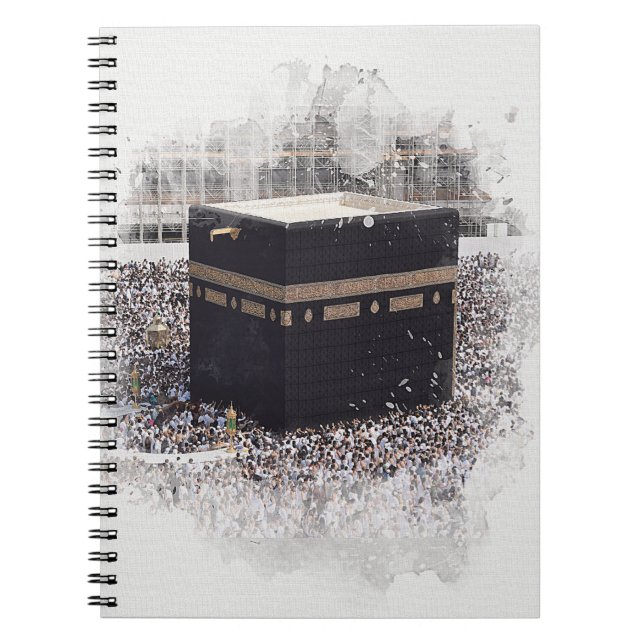 Carnet Saint Kaaba, Masjid Al Haram, aquarelle (Devant)