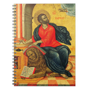 Carnet Saint Marc l'évangéliste icône orthodoxe