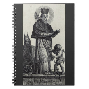Carnet Saint Patrick Apôtre d'Irlande Art monochrome