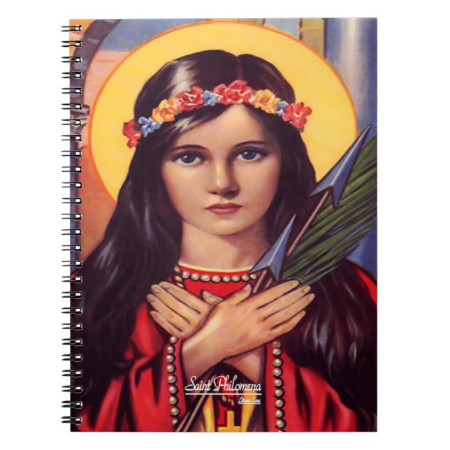 Carnet Saint Philomène, Patronesse de la Jeunesse (Devant)