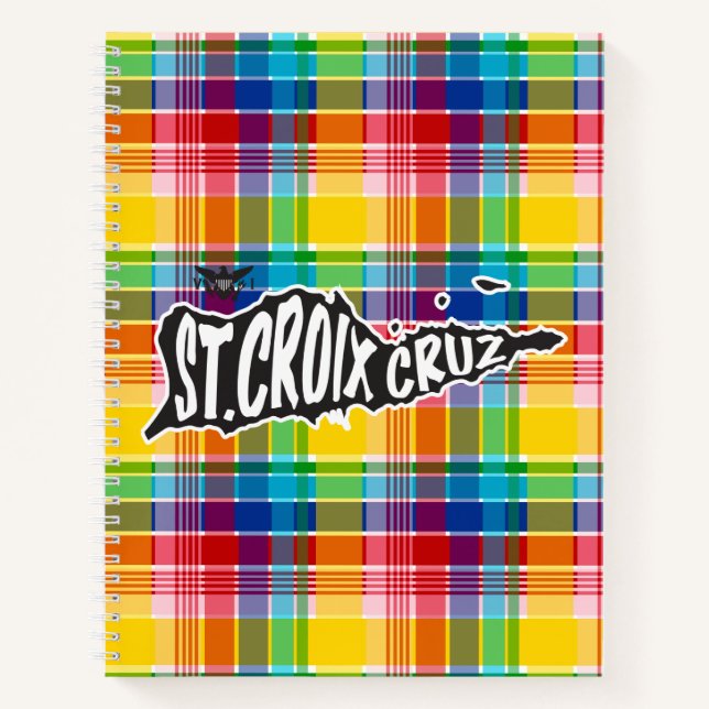 Carnet Sainte-Croix "Cruz" Îles Vierges américaines, Madr (Devant)