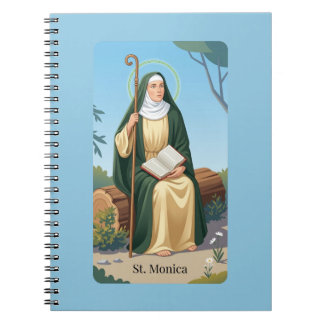 Carnet Sainte Monique catholique Sainte patronne des mère