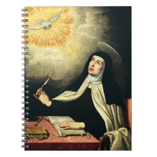 Carnet Sainte Thérèse d'Avila Mystique du Feu Art