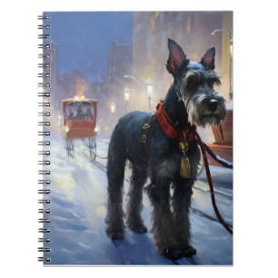 Carnet Saison de Noël des Schnauzer miniatures