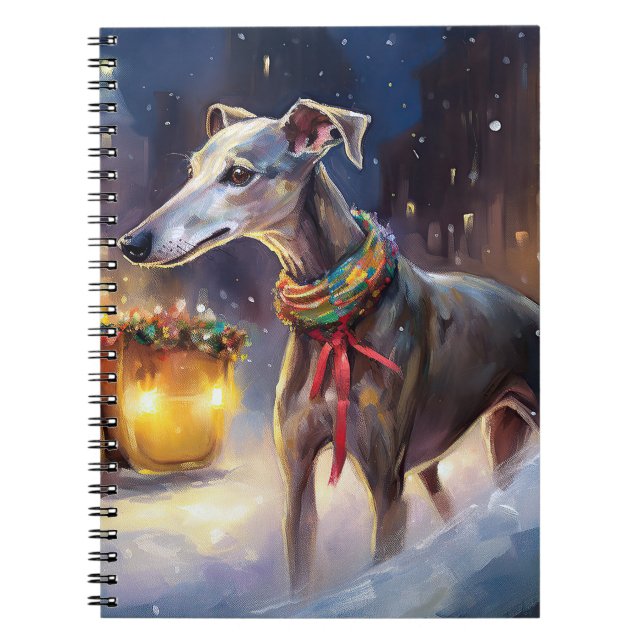 Carnet Saison de Noël Greyhound (Devant)
