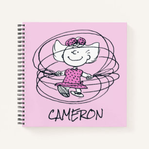 Carnet Sally Jouant à la corde de saut