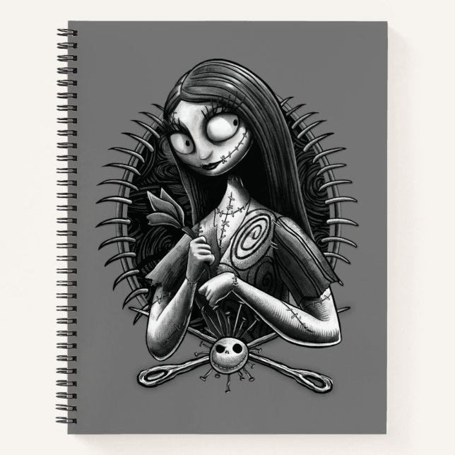 Carnet Sally | Nightmare avant Noël Style Tatoo (Devant)