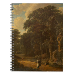 Carnet Salomon Rombouts - Paysage forestier avec forêt...