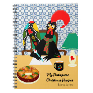 Carnet Salutations de Noël du Rooster portugais