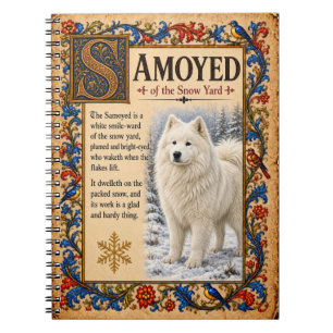 Carnet Samoyède, Art de Bestiaire Médiéval