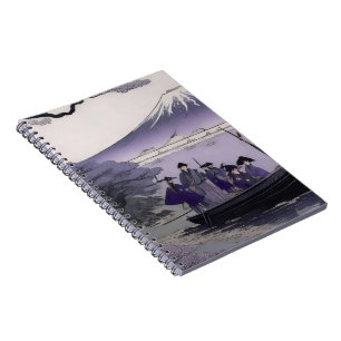 Carnet Samurai Notebook Mount Fuji Japanese Art