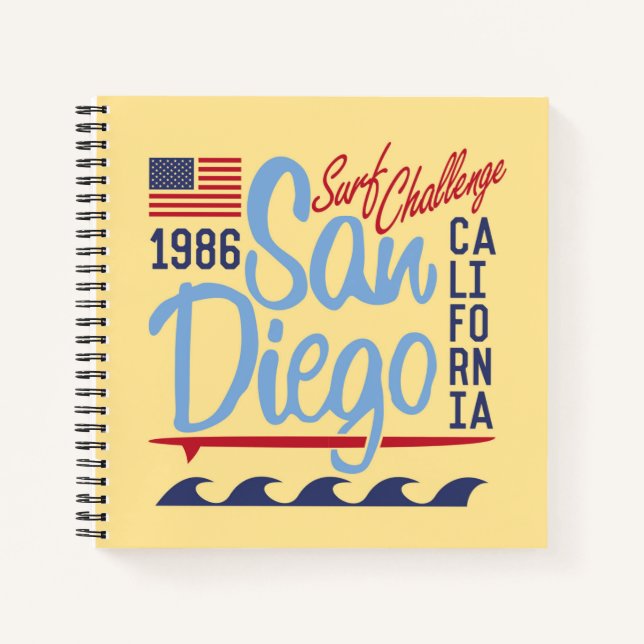 Carnet San Diego Surf Challenge 1986 (Devant)