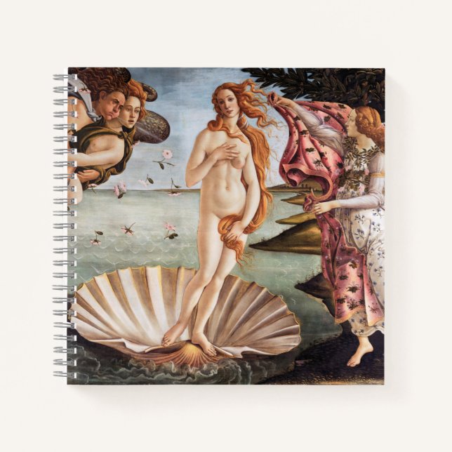 Carnet Sandro Botticelli - Naissance de Vénus (Devant)
